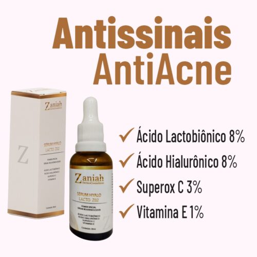 Sérum Antissinais e Rejuvenescedor Hyalo Lacto Z02