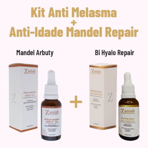 Kit Anti Melasma + Anti-Idade Mandel Repair Zaniah