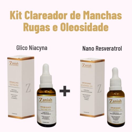 Kit Clareador de Manchas, Rugas e Oleosidade