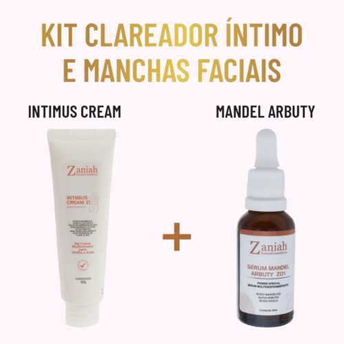 Kit Clareador Intimo e Manchas Faciais Zaniah Z19