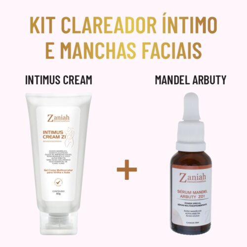 Kit Clareador Intimo e Manchas Faciais Zaniah Z19