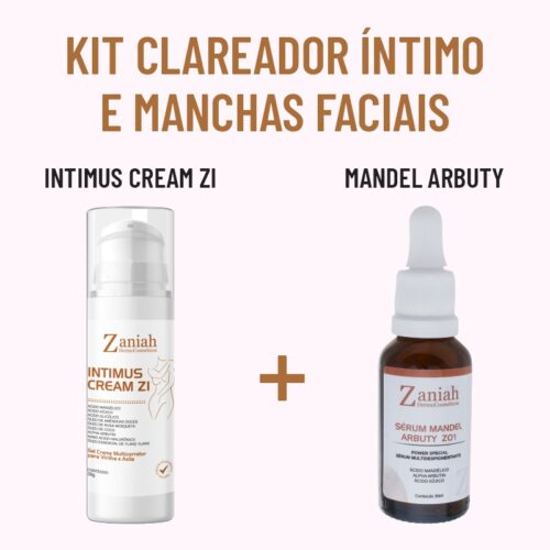 Kit Clareador Intimo e Manchas Faciais Zaniah Z19