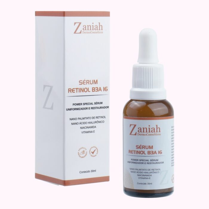 Retinol Antirrugas e Restaurador Zaniah B3A - 4 Átivos